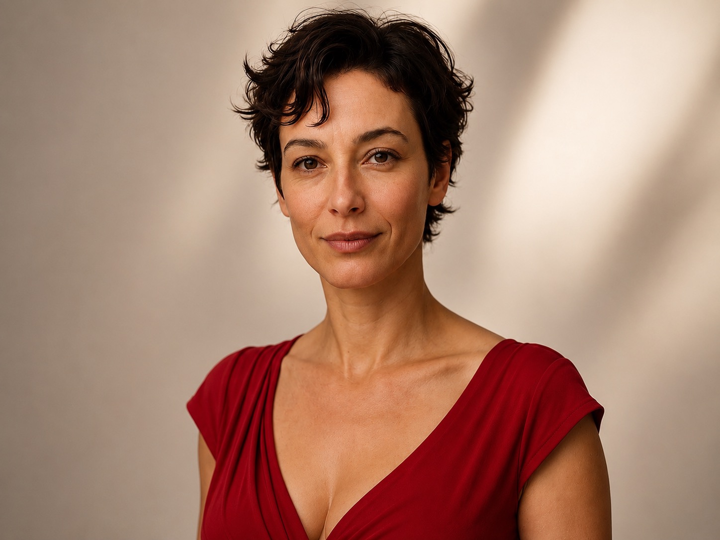 Woman in Red Bild 5